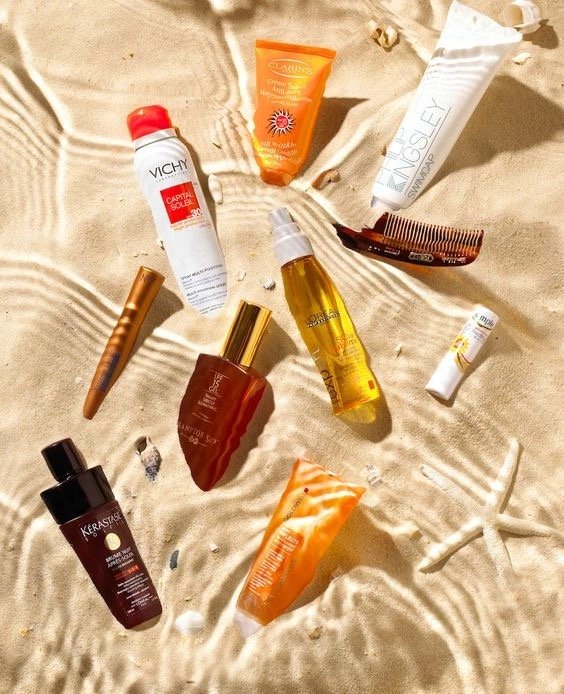 Applying lightweight summer makeup for natural glowing skin
